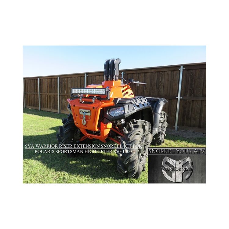 Snorkel Your ATV Warrior Riser Snorkel Kit Polaris Sportsman High Lifter 850 / 1000 2016-2024