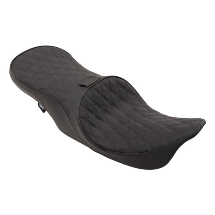 Drag Specialties Backrest Compatible Low Profile Forward Touring Seat For Harley FLHR / FLHX 1997-2007