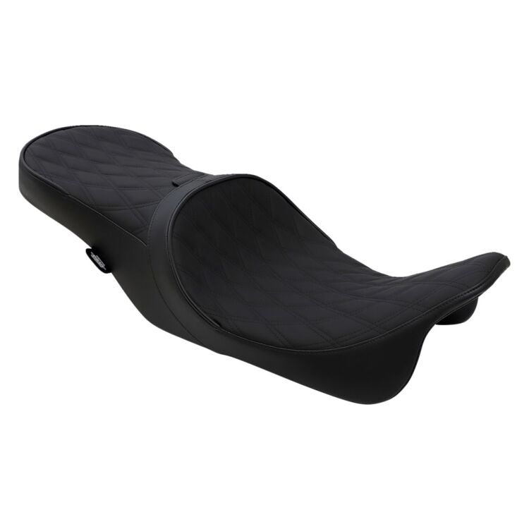 Drag Specialties Backrest Compatible Low Profile Touring Seat For Harley Touring 2008-2025