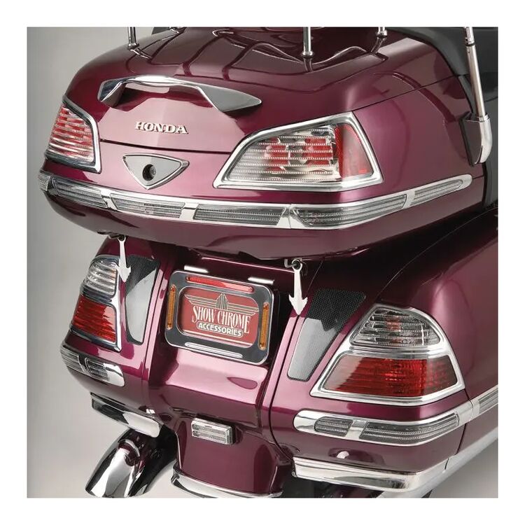 Show Chrome Plug 'N Go Lighted Trunk And Saddlebag Molding Inserts Honda Gold Wing 2001-2010