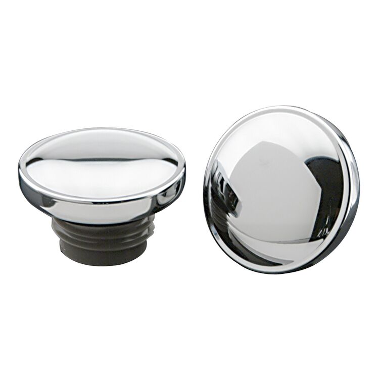 Milwaukee Twins Replacement Stock Style Gas Cap Set For Harley 1983-1995
