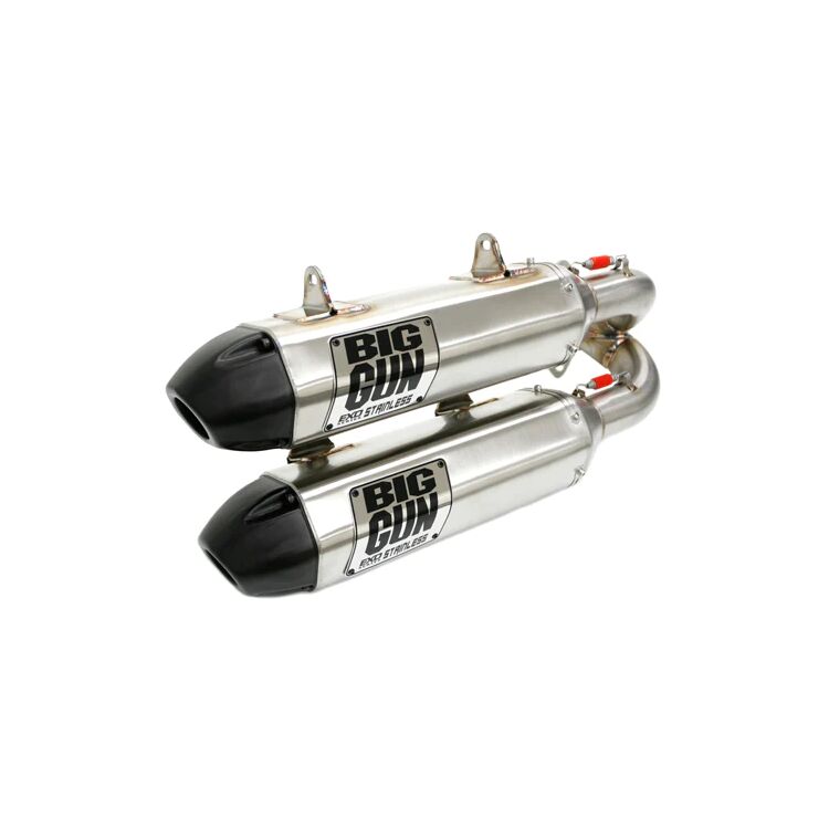 Big Gun EXO Stainless Dual Slip-On Exhaust Polaris RZR XP Turbo / Turbo S 2016-2022