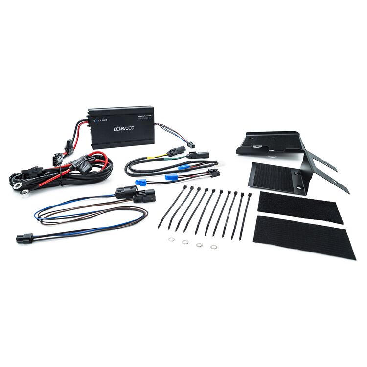 Kenwood eXcelon 2-Channel Plug & Play Amplifier For Harley Touring 1998-2013