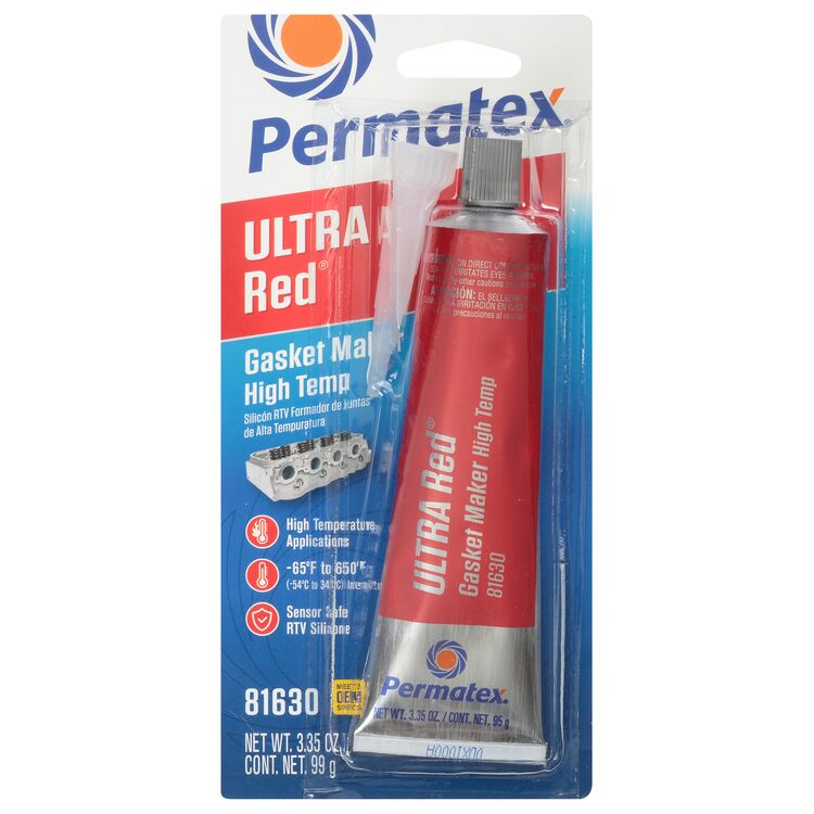 Permatex Red Ultra High Temp RTV Silicone