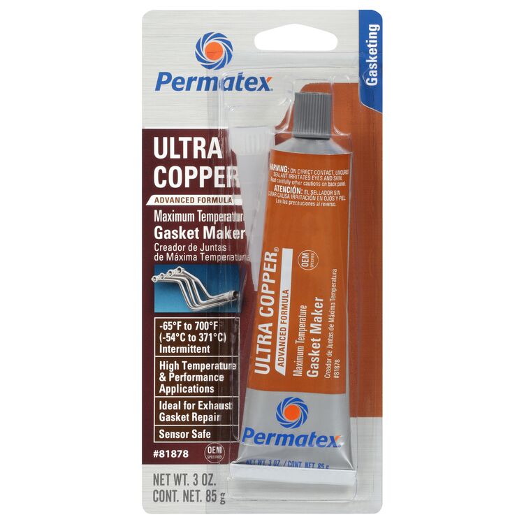 Permatex Ultra Copper Silicone RTV Gasket Sealant
