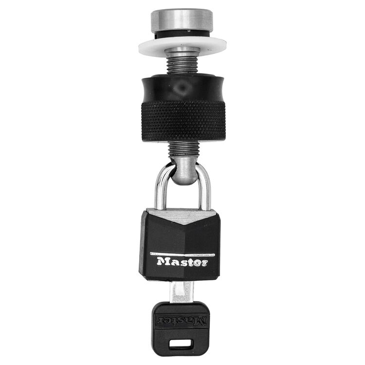 Santoro Fabworx Seat / Helmet Lock For Harley 1997-2026