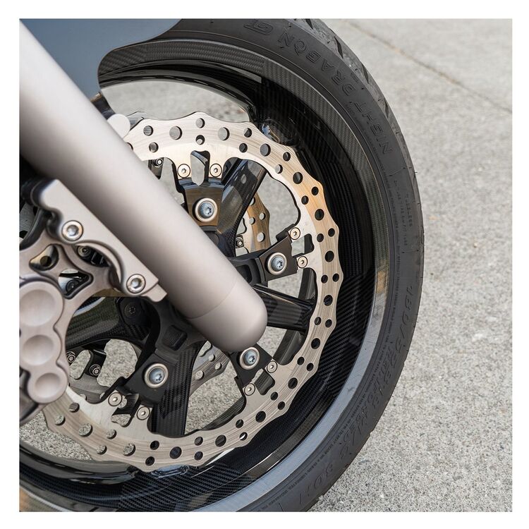 Arlen Ness 14" Jagged Spoke Mount Rotor Kit For Harley Touring 2014-2025 Left Side [Previously Installed]