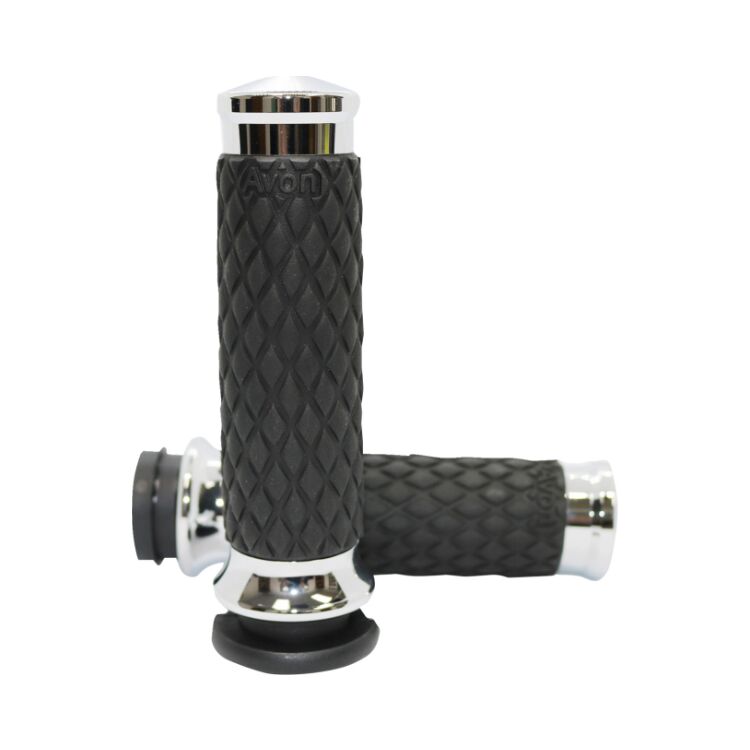 Avon Diamond Contour Smooth Grips For Harley
