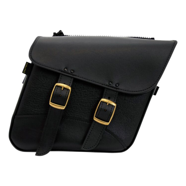 Willie & Max Brass Monkey Slant Saddlebags