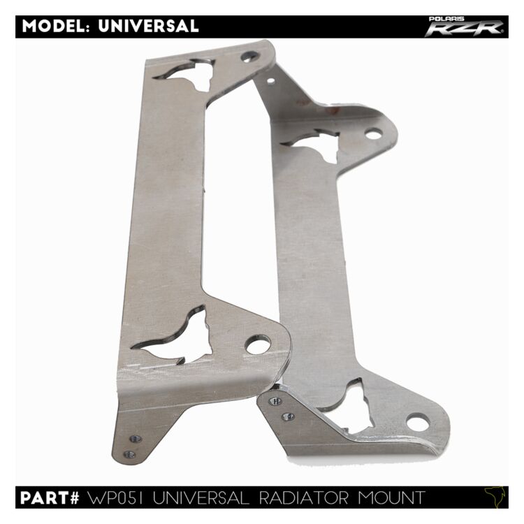 UTV Wolfpack Radiator Mount Relocation Brackets/ Rear Cage Mount Polaris RZR XP 1000