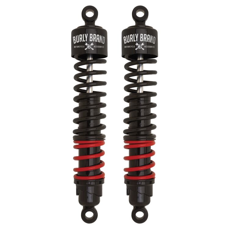 Burly 15" Cafe Stiletto Rear Shocks For Harley Sportster 1986-2003