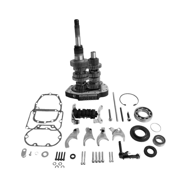 Baker Drivetrain 6 Speed Overdrive Gear Set For Harley Touring 2001