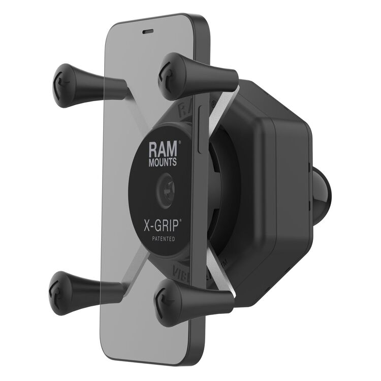 RAM Mounts X-Grip Phone Holder with Ball and Vibe Safe Adapter