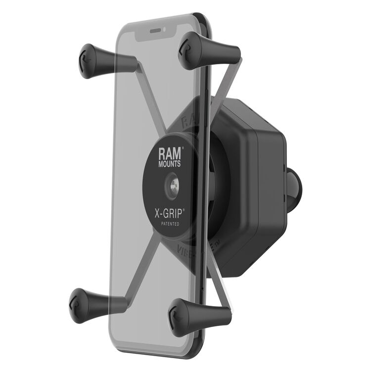 RAM Mounts X-Grip Large Phone Holder with Ball and Vibe Safe Adapter