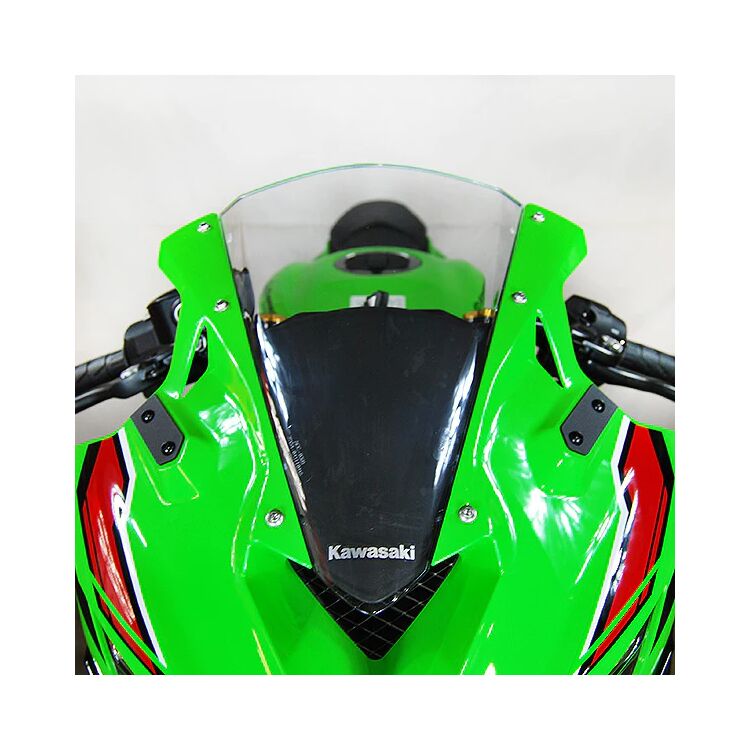 New Rage Cycles Mirror Block Off Plates Kawasaki Ninja ZX-4R / ZX-4RR 2023-2025