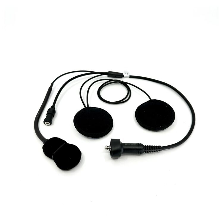 PCI Race Radios Elite Helmet Wiring Kit With Race Speakers and Ear Jack