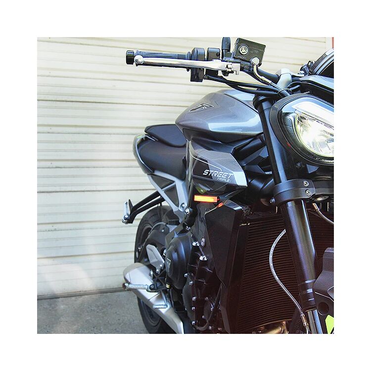 New Rage Cycles LED Front Turn Signals Triumph Street Triple 765 R / RS / Moto2 2024-2025