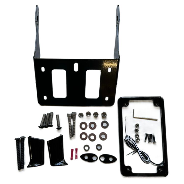 Leatherworks LED License Plate & Turn Signal Relocation Kit  For Harley Sportster 2007-2022