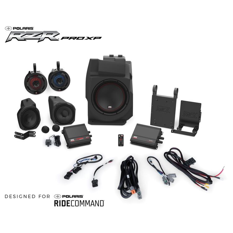 MTX Audio Thunder 5 Audio System Polaris RZR Pro XP / Pro R / Turbo R w/ Ride Command 2020-2022