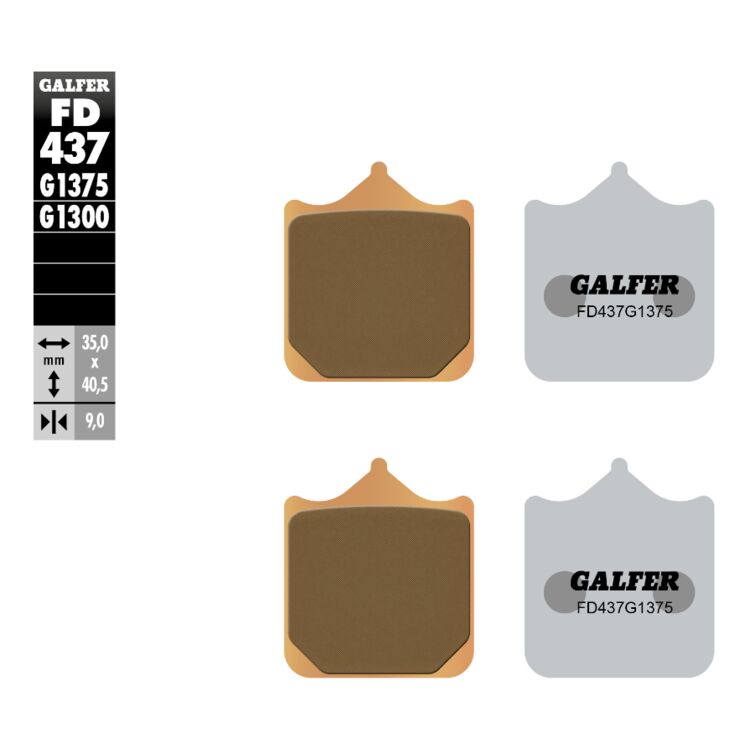 Galfer HH Sintered Ceramic Front Brake Pads FD437