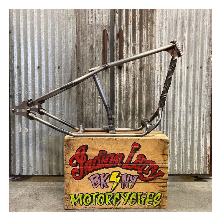 Indian Larry Motorcycles Twisted Down Tube Frame 