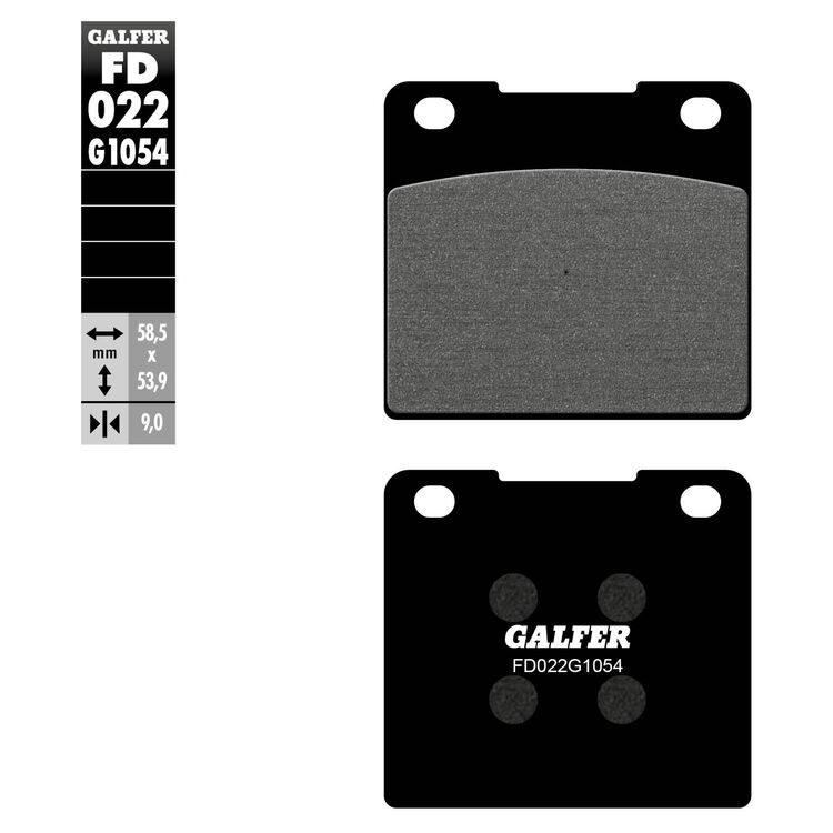 Galfer Semi-Metallic Rear Brake Pads FD022