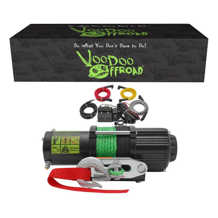 Voodoo Offroad Summoner 4500lb UTV Synthetic Rope Winch 