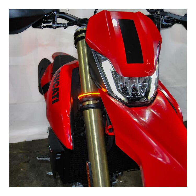 New Rage Cycles LED Front Turn Signals Ducati Hypermotard 698 Mono 2024-2025