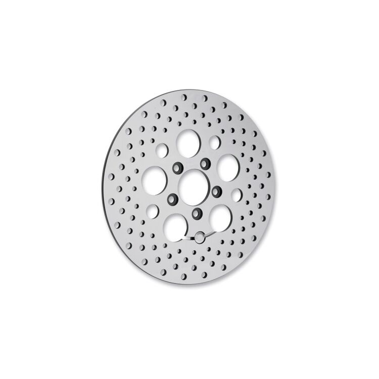 Drag Specialties Drilled Stainless Steel Rear Brake Rotor For Harley