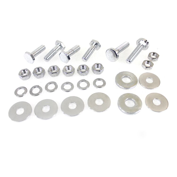 Colony Rear Fender Frame Clamp Bolt Set For Harley 1936-1957