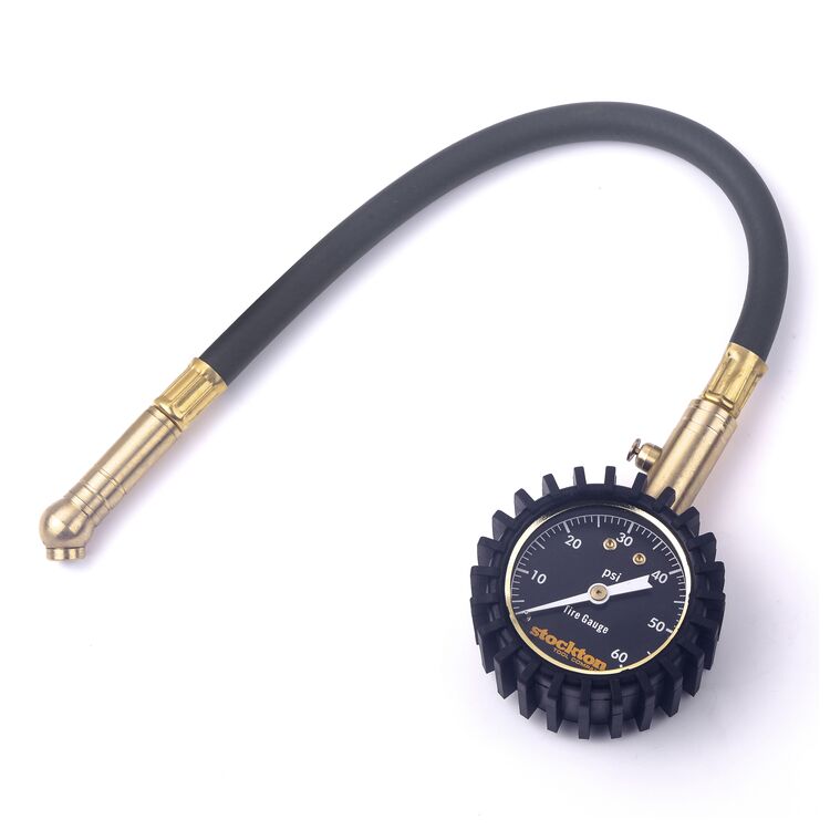Stockton Tire Air Pressure Gauge With Hose