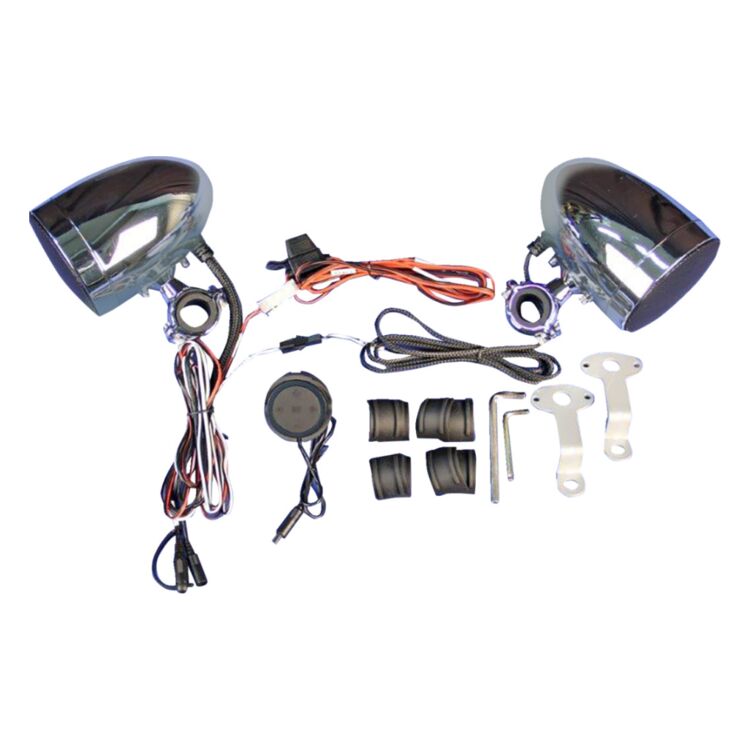J&M Handlebar Mount Amplified Bluetooth Speaker Kit