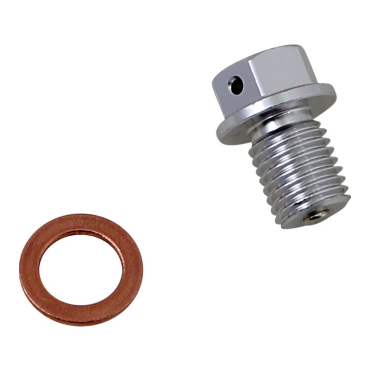 Moose Racing Aluminum Magnetic Drain Plug Honda / Yamaha 60cc-500cc 1983-2026
