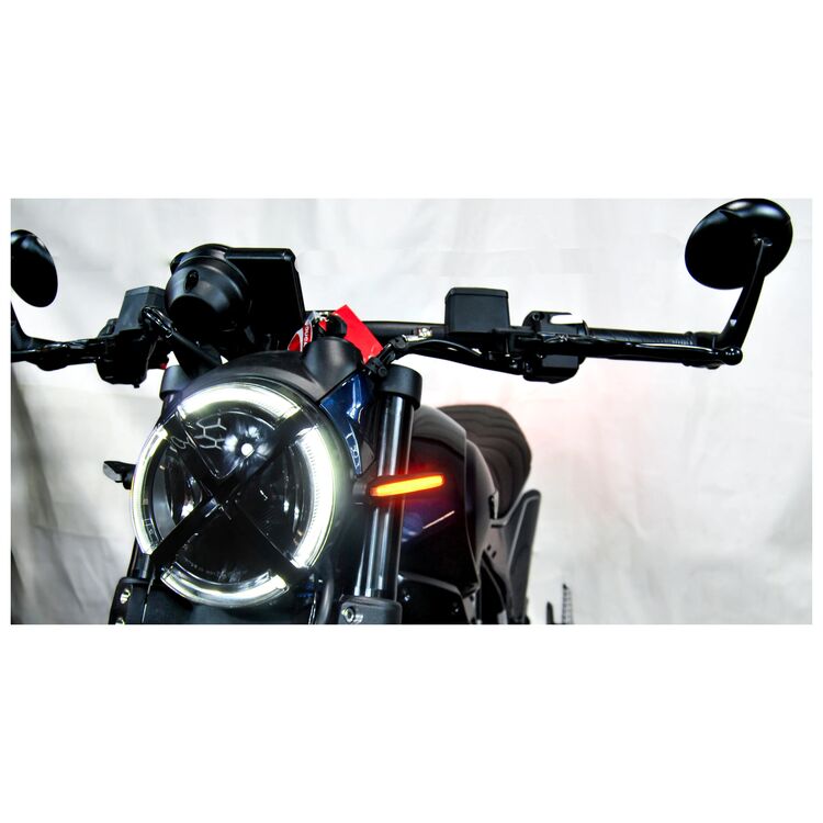 New Rage Cycles LED Front Turn Signals Ducati Scrambler Icon / Full Throttle / Nightshift 2023-2025