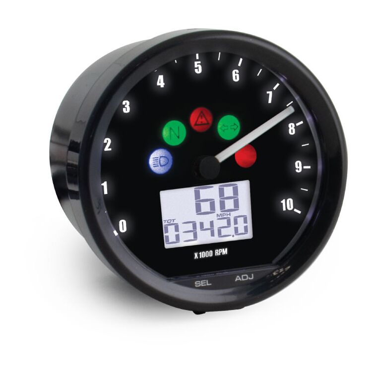 Koso TNT-02  2 1/2" Speedometer & Tachometer For Harley