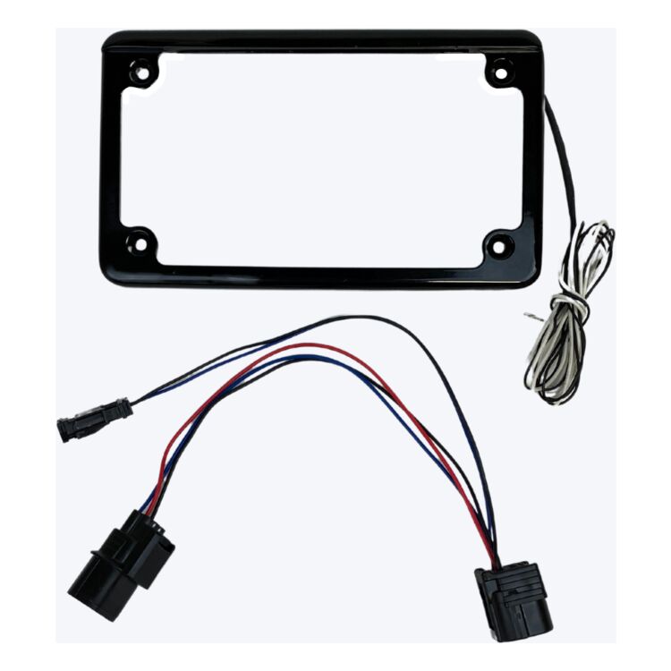 Custom Dynamics License Plate Frame With Tag Light Honda Talon 2019-2021