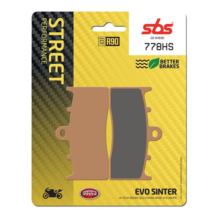 SBS HS Sintered Front Brake Pads 778HS