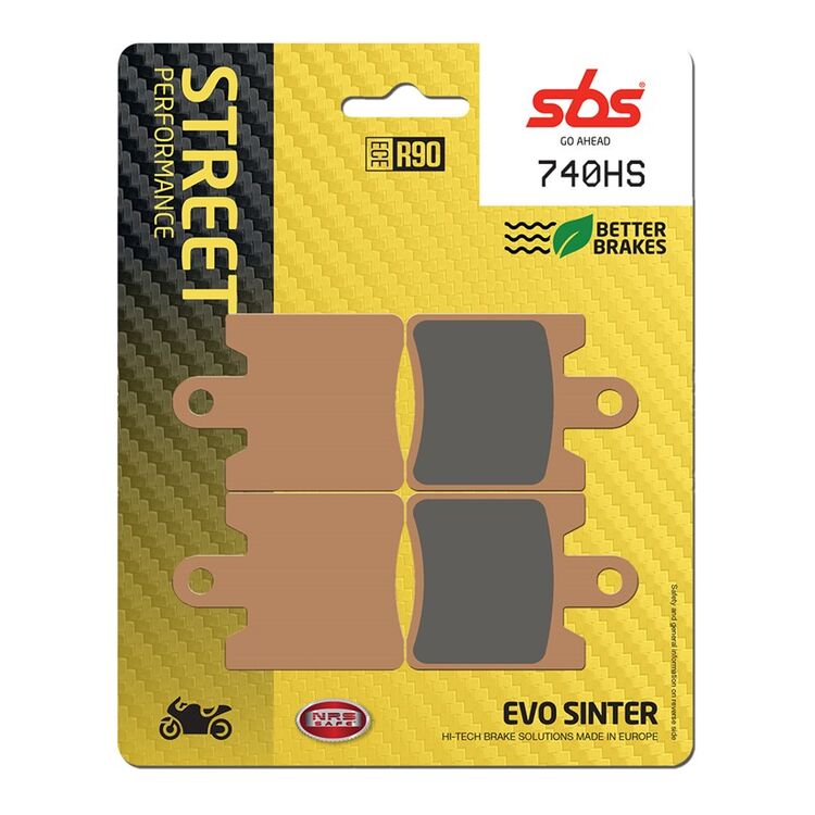 SBS HS Sintered Front Brake Pads 740HS