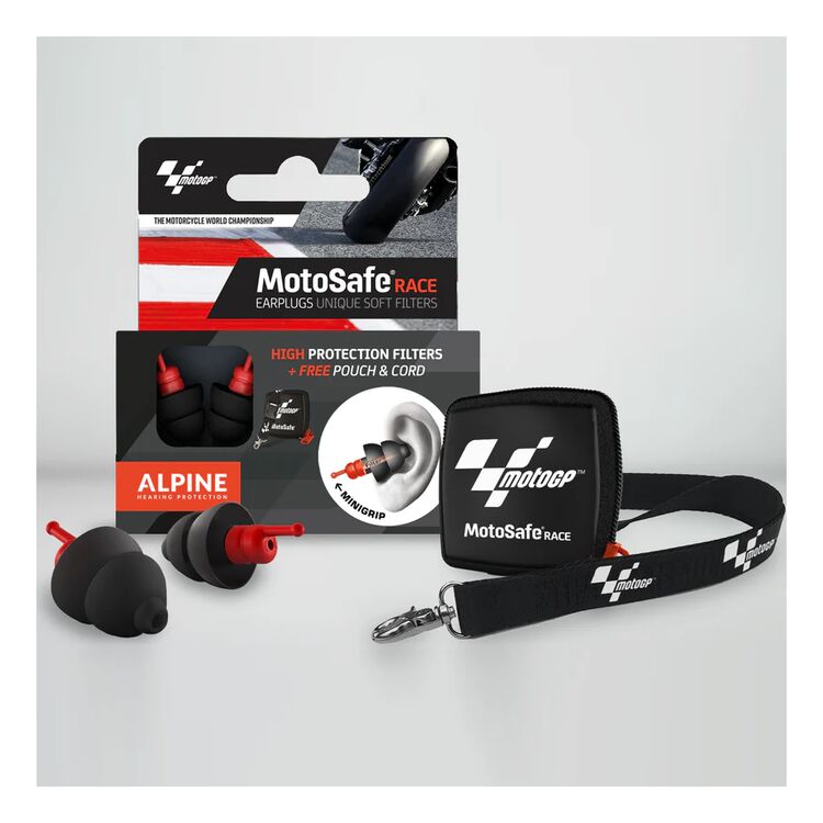 Alpine Hearing Protection MotoSafe Race MotoGP Earplugs