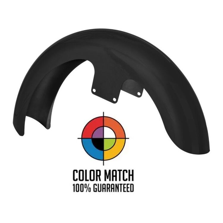 HogWorkz OE Color Matched 21" Wrapped Front Fender For Harley Touring