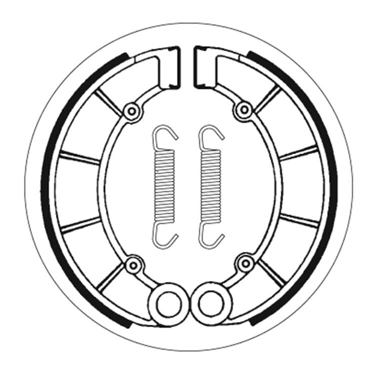 SBS Rear Brake Shoes 2027
