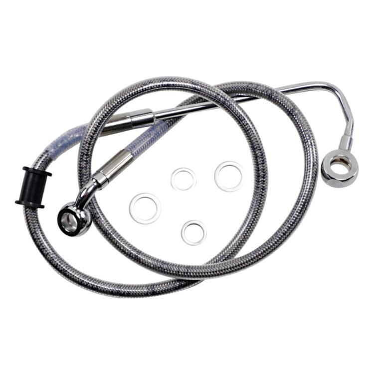 Drag Specialties Front Upper Brake Line For Harley ABS FLSTN 2015-2017