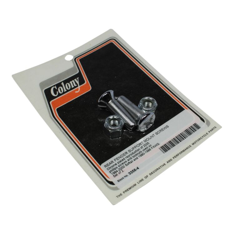 Colony Rear Fender Support Mount Screws For Harley 1980-2000