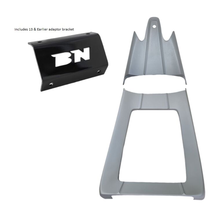 Paul Yaffe Swoop Chin Spoiler For Mini Monkey Engine Guards For Harley Touring 2009-2016