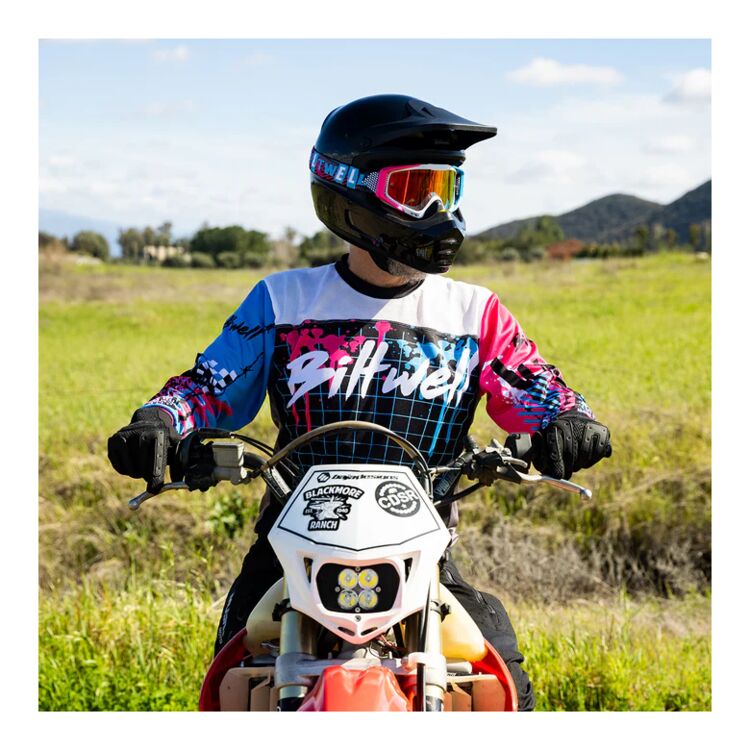 Black/White/Blue/Pink