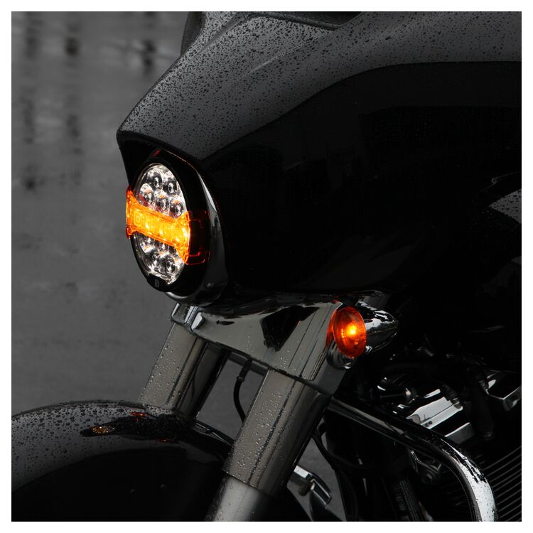 Denali Destroyer LED Headlight Kit For Harley Touring 2014-2025
