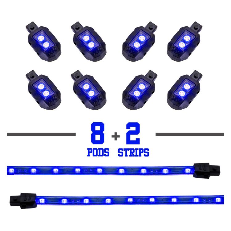 XKGLOW 10 Piece LED Strip Lighting Kit