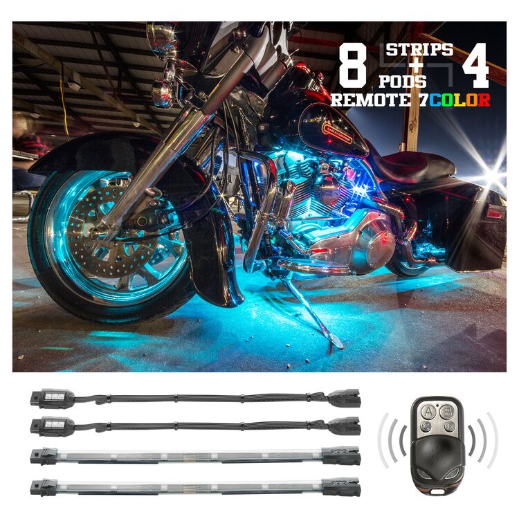 XKGLOW 12 Piece Multi-Color LED Accent Light Kit