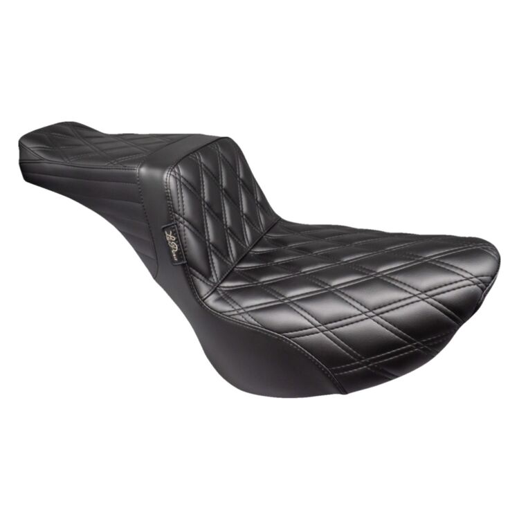 Le Pera TailWhip Double Diamond Stitch 2-Up Seat For Harley FLSL / FXBB 2018-2026