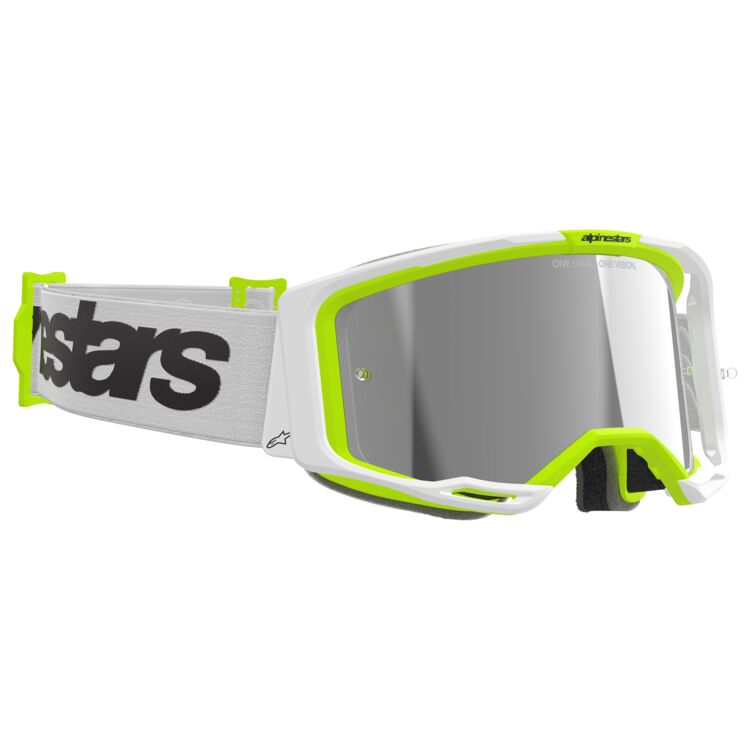 White/Hi-Viz Yellow/Mirror Silver